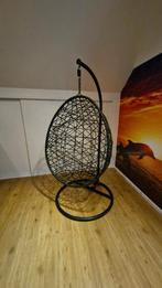 Hangstoel ei voor binnen of tuin, Ophalen, Gebruikt, Zwart, Eén
