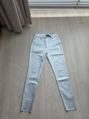 10Days zilveren broek 0 S 36 skinny denim metallic zilver 10 beschikbaar voor biedingen