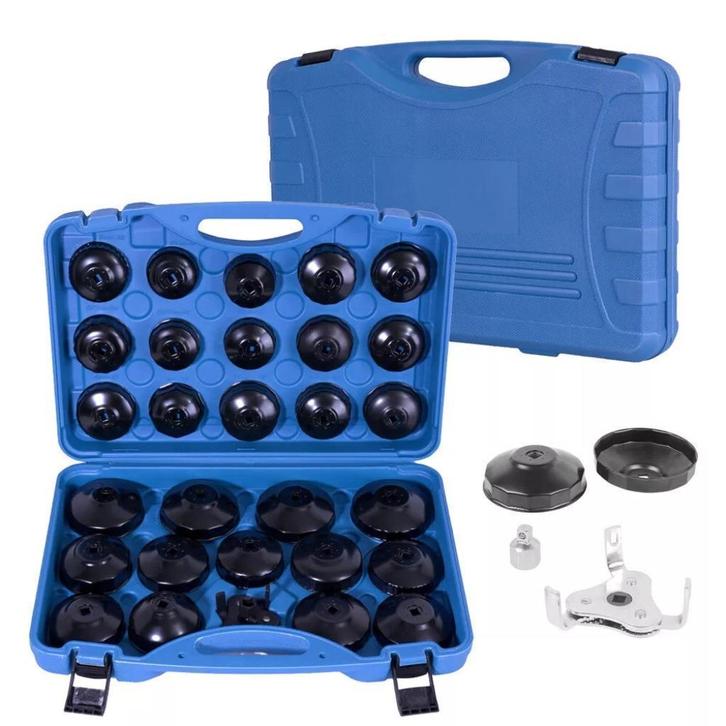 30-delige oliefilter sleutel kappen set oliefiltersleutel, Auto diversen, Autogereedschap, Ophalen of Verzenden