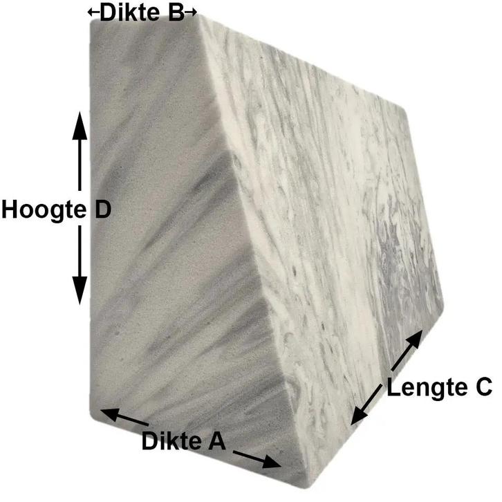 schuimrubber rugkussens op maat, Huis en Inrichting, Woonaccessoires | Kussens, Nieuw, Overige kleuren, Overige vormen, Ophalen of Verzenden