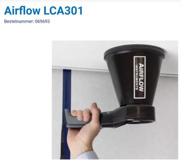Airflow LCA301 WTW inregel lucht debiet meter (incl cone)