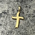 14 karaat gouden kruis kettinghanger, Sieraden, Tassen en Uiterlijk, Kettinghangers, Ophalen of Verzenden, Zo goed als nieuw, Goud