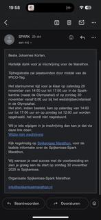 Ticket hele en halve marathon van Spijkernisse, Tickets en Kaartjes, Eén persoon