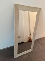 Spiegel met houten lijst, Huis en Inrichting, 100 tot 150 cm, Gebruikt, Rechthoekig, 50 tot 75 cm