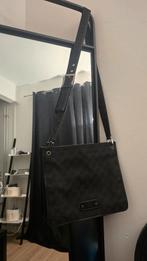Vintage Gucci Messenger Tas - Zwart/Zilver, Sieraden, Tassen en Uiterlijk, Tassen | Damestassen, Ophalen of Verzenden, Gebruikt