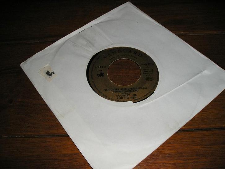 Country joe and the fish fish woodstock, Cd's en Dvd's, Vinyl Singles, Gebruikt, Single, Rock en Metal, 7 inch, Ophalen of Verzenden