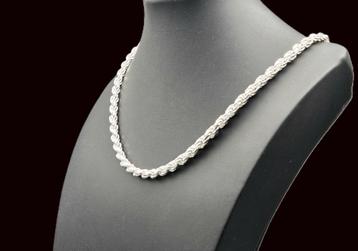Zilveren Rope ketting. Nieuw Ongedragen. 82 Gram. 2025/584. beschikbaar voor biedingen