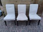Hendriksdal 8 stoelen met wasbare hoes ikea, Huis en Inrichting, Stoelen, Ophalen, Gebruikt, Overige kleuren, Vijf, Zes of meer stoelen