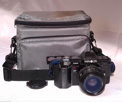 Minolta 7000 AF SLR Analoog Fotocamera+Lens 35-70 Kleinbeeld, Audio, Tv en Foto, Fotocamera's Analoog, Gebruikt, Spiegelreflex