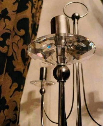 Prachtige Eichholtz lamp met diamantvorm geslepen schaaltjes beschikbaar voor biedingen