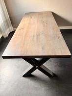 Grote eettafel 240cm lang en 100cm breed, Ophalen, Gebruikt, 200 cm of meer, 50 tot 100 cm
