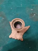 kandelaar messing vlinder vorm vintage, Huis en Inrichting, Woonaccessoires | Kandelaars en Kaarsen, Ophalen of Verzenden, 'T Olde Gre-j