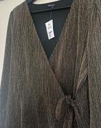 MS mode jurk zwart goud glitter dress nieuw, Ophalen of Verzenden, Nieuw, Zwart