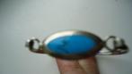 zilver 925 armband met turquoise steen, Zo goed als nieuw, Met edelsteen, Zilver, Verzenden