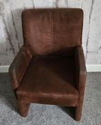 2 eetkamerstoelen met optionele wieltjes, Ophalen, Gebruikt, Twee, Bruin