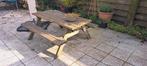 Houten Picknicktafel, Kinderpicknicktafel, Gebruikt, Vierkant, Ophalen of Verzenden
