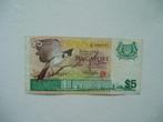 1581. Singapore, 5 dollars 1976 Red-whiskered Bulbul., Verzenden, Zuidoost-Azië, Los biljet