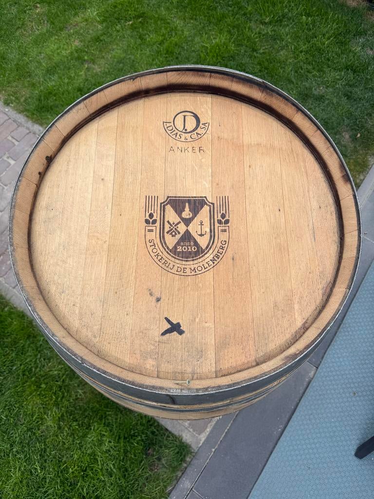 Houten (regen)ton 200L, Ophalen, Gebruikt, Bruin, Hout