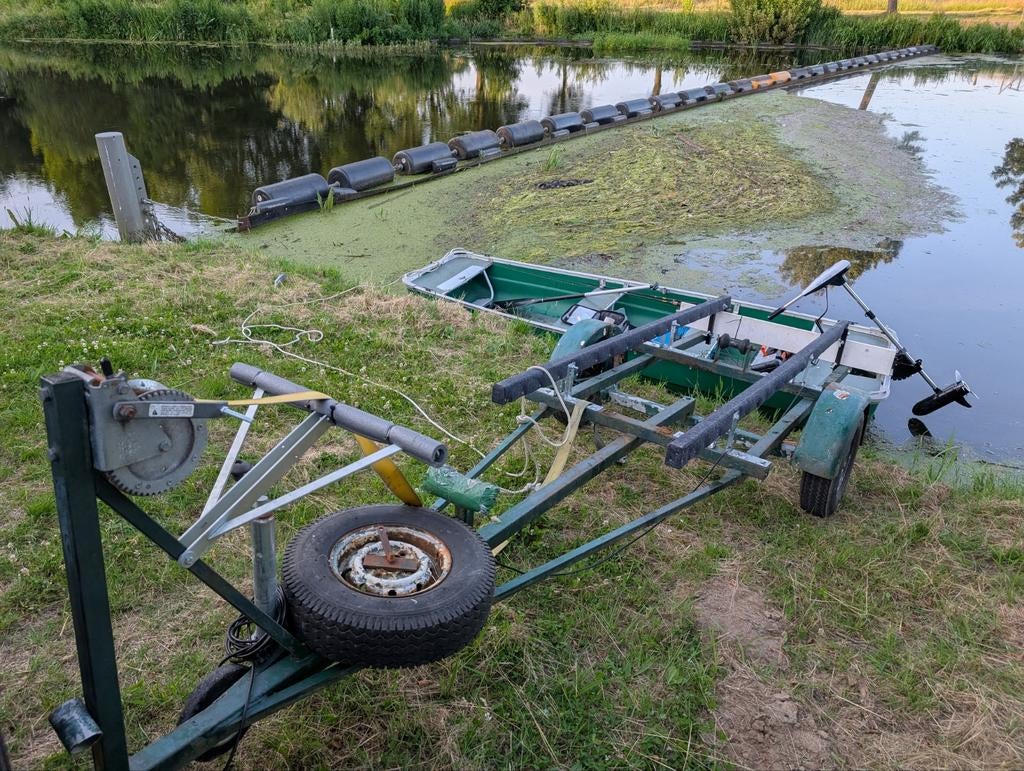 Boot trailer, Ophalen, Gebruikt