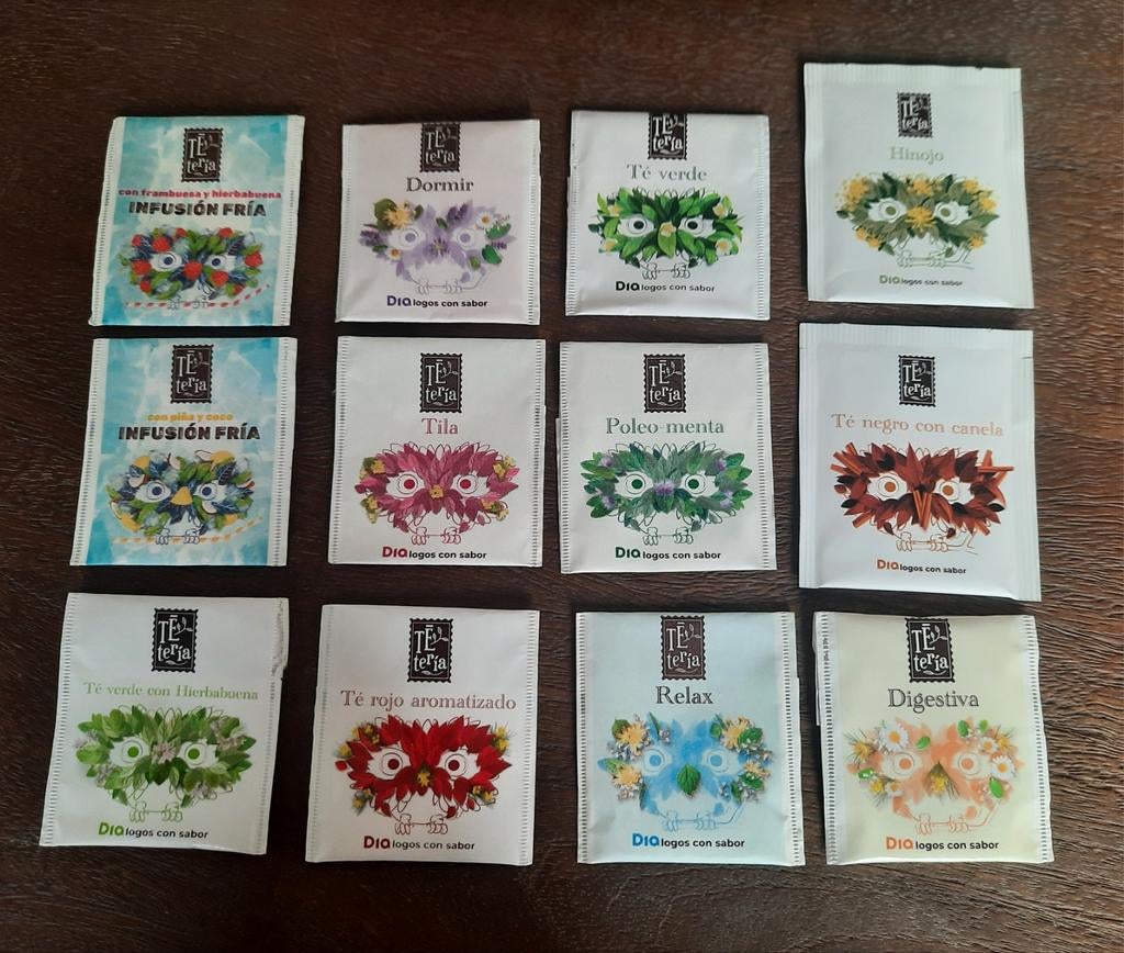 12 theezakjes  Té Teria, Hobby en Vrije tijd, Theezakjes, Ophalen of Verzenden, Theezakje(s)