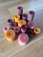 Kaarsen - 1x kort gebruikt, Overige materialen, Gebruikt, Overige kleuren, Ophalen of Verzenden