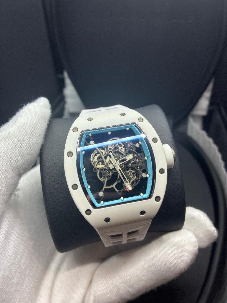 Richard mille 055 bubba waston caramic wit, Ophalen of Verzenden, Nieuw, Wit, Android