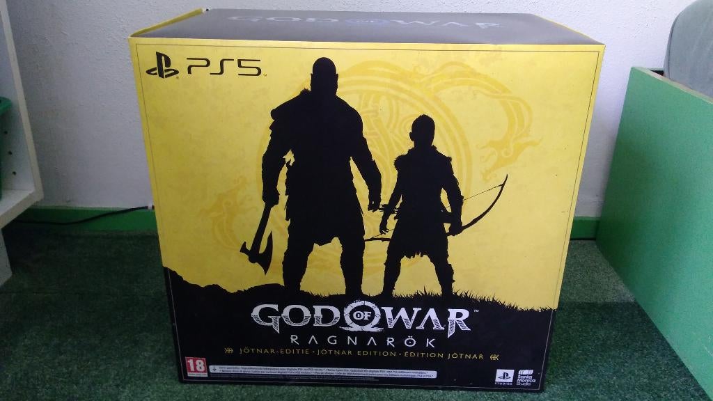 God of War Ragnarök – Jötnar Edition (PS4/PS5), Spelcomputers en Games, Games | Sony PlayStation 5, Ophalen, Zo goed als nieuw
