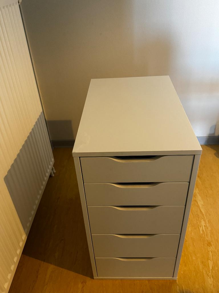 Ikea Alex Ladeblok, Ophalen, Minder dan 50 cm, Gebruikt, 5 laden of meer