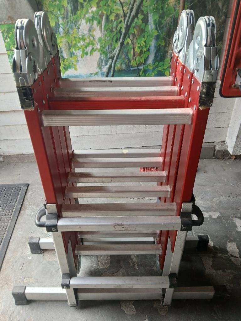 Altrex do it all vouwladder. 4 keer 3 sporten., Ophalen, Gebruikt, Opvouwbaar of Inschuifbaar, 4 meter of meer