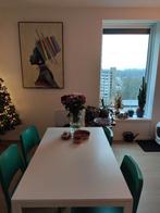 Witte IKEA Melltorp tafel, Huis en Inrichting, Ophalen, Gebruikt, Rechthoekig, 50 tot 100 cm