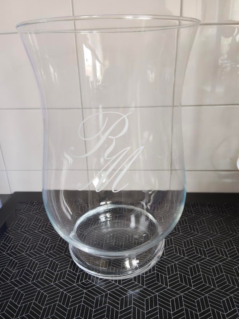 Riviera Maison hurricane windlicht L, Ophalen, Zo goed als nieuw, Overige materialen, 25 tot 50 cm