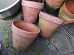 Terracotta potten 27w-23h dikke kwaliteit mooi patina Miekje, Ophalen, ., Rond, .