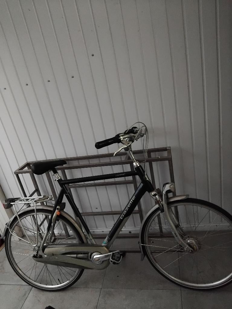Heren fiets van het merk Gazelle orange, Ophalen, Gebruikt, Gazelle, Versnellingen