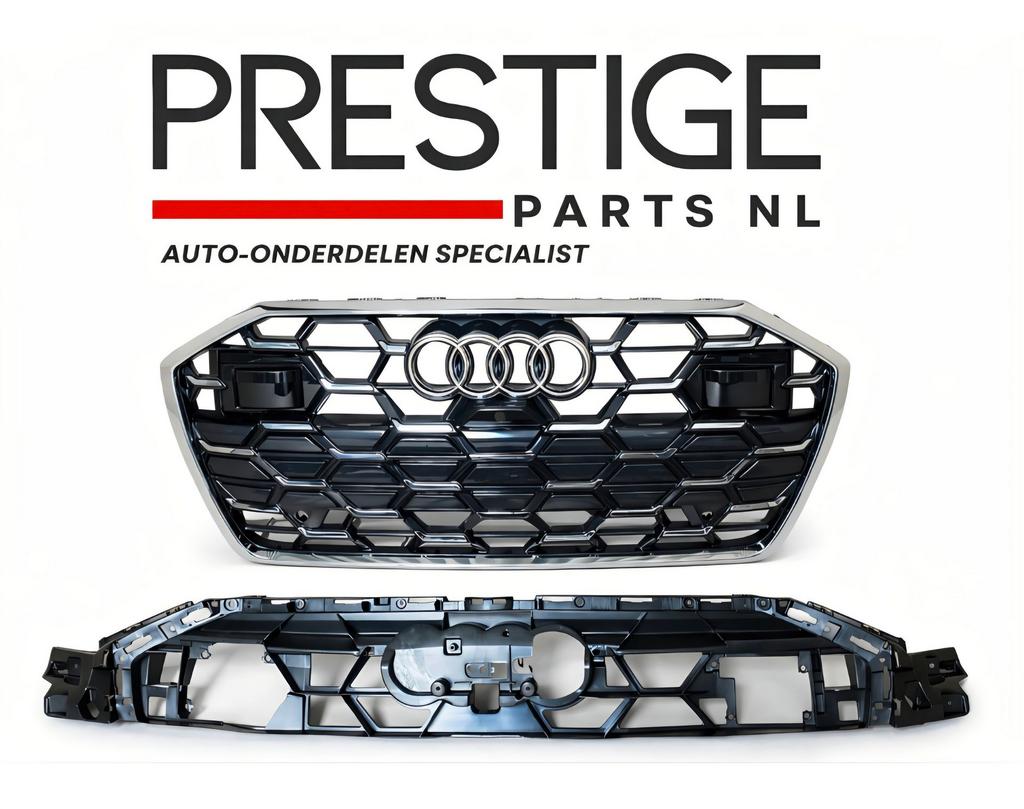 Grill Audi A6 C8 4K Facelift S-line Grille 4K0853651T Origin, Gebruikt, -, Voor, Ophalen of Verzenden