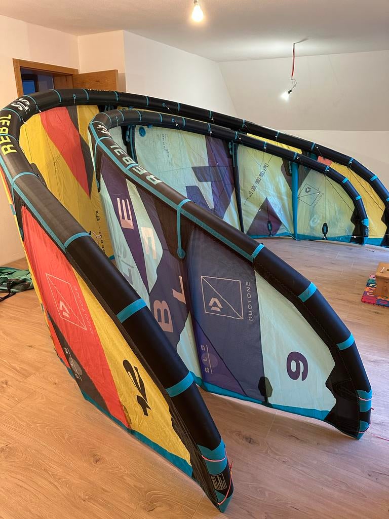 Duotone Rebel SLS 9, 12m 2023 Kitesurf Kite, Watersport en Boten, Kitesurfen, Geen board, Zo goed als nieuw, Kite, Verzenden