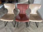 Leolux Callas eetkamerstoel 3 stuks, Huis en Inrichting, Ophalen, Overige kleuren, Drie, Leer