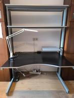 Ikea bureau met twee planken (120x90x177 cm), Huis en Inrichting, Bureaus, Ophalen, Gebruikt, Bureau