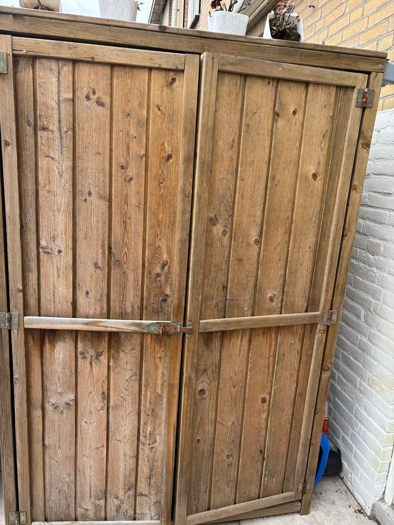 Gratis houten tuinkast, Ophalen, Gebruikt, Hout, Overige typen