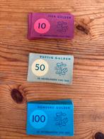 Setje van 3 bankbiljetten uit 1845, Ophalen of Verzenden, 10 gulden, Setje