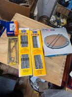 Modelspoorbaan onderdelen: Rails, draaischijf en meer, Ophalen of Verzenden, Gelijkstroom, Rails, Roco