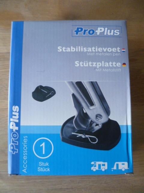 Proplus stabilisatievoet metalen pen nieuw 1 in doos, Ophalen of Verzenden, Nieuw