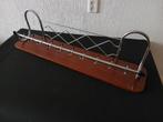 Kapstok – Teak - Chroom – Vintage, Gebruikt, Minder dan 100 cm, Hout, Ophalen