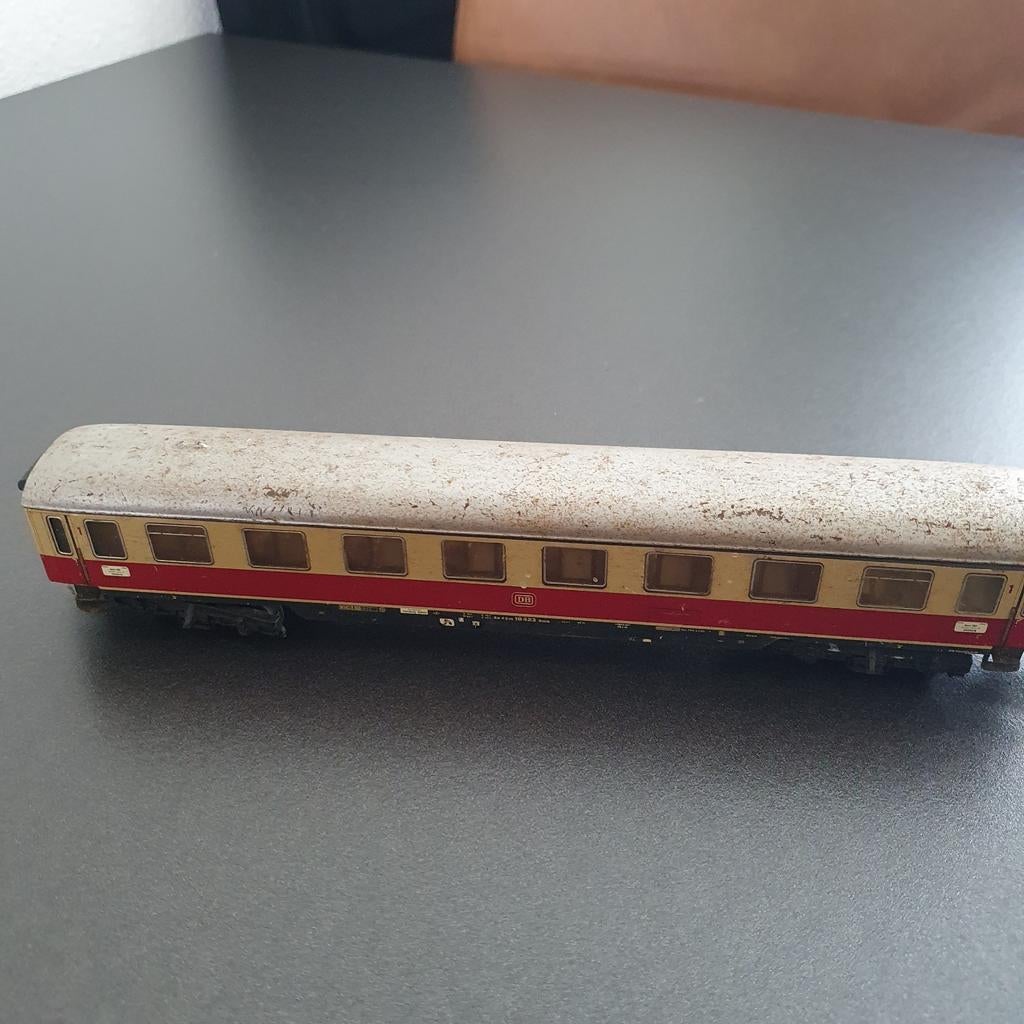 Oude modeltrein wagons - DB, Hobby en Vrije tijd, Modeltreinen | H0, Ophalen of Verzenden, Gebruikt, Wagon, Overige merken
