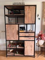 Industriële Vakkenkast met Lades en Deuren - Hout en Metaal, Ophalen, Gebruikt