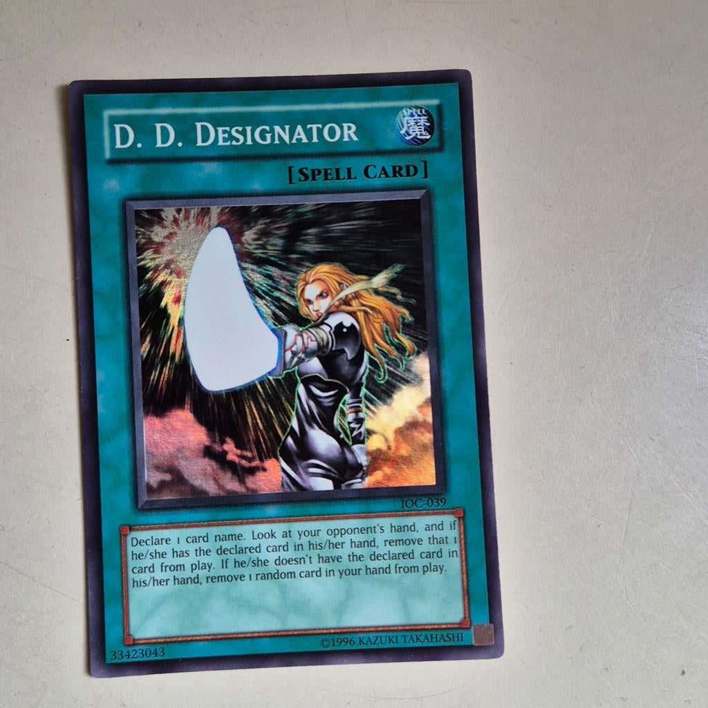 D.D. Designator Yu-Gi-Oh! Spell Card, Hobby en Vrije tijd, Verzamelkaartspellen | Yu-gi-Oh!, Ophalen of Verzenden, Gebruikt, Losse kaart