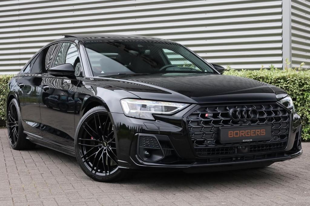 Audi S8 4.0 TFSI B&O Advance l ABT l Head-up l Standkachel, Automaat, Gebruikt, Zwart, Leder