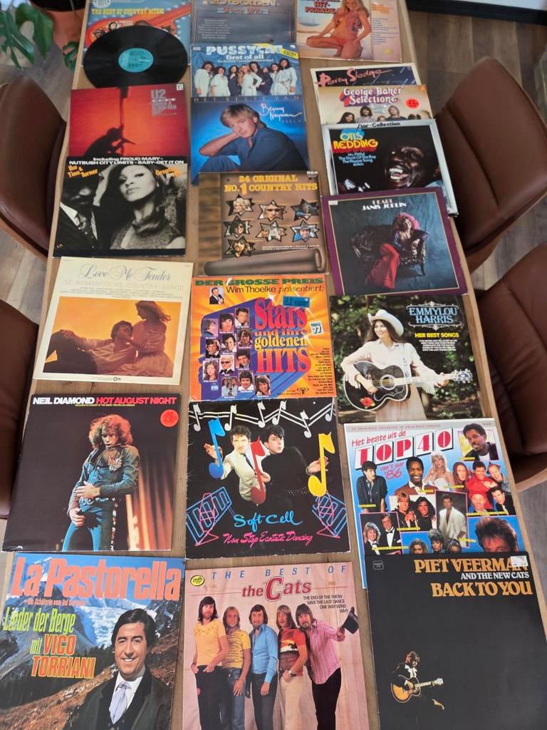 Kenwood KD-491F platenspeler + ca. 20 LP’s – complete set, Audio, Tv en Foto, Platenspelers, Overige merken, Ophalen