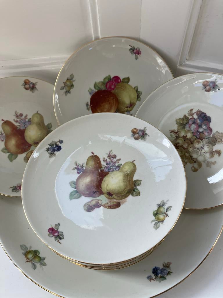 Spenzo gebaksservies schaal en bordjes, Ophalen