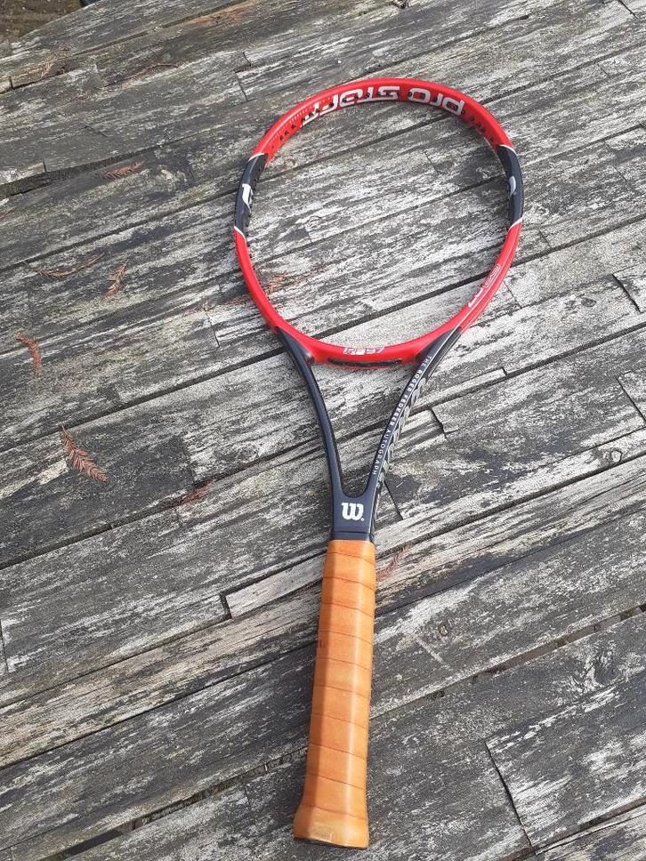 Wilson Pro Staff RF 97 L4, Sport en Fitness, Tennis, Gebruikt, Racket, Wilson, L4, Ophalen of Verzenden