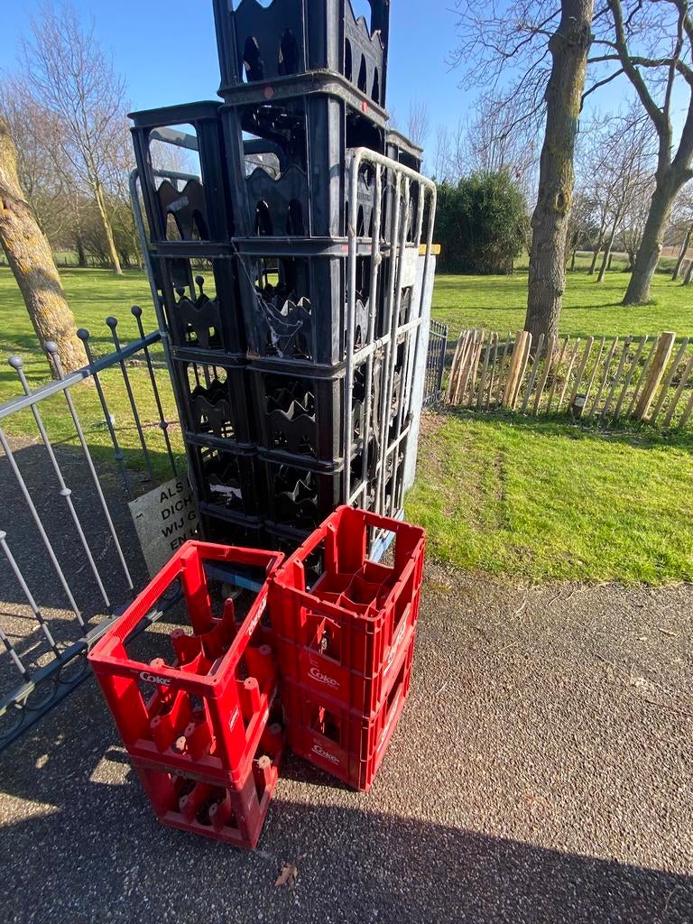 25 flessen kratten emballage stapelkrat coca cola krat, Ophalen of Verzenden, Zo goed als nieuw, Minder dan 50 cm